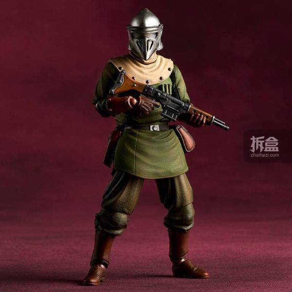 KAIYODO海洋堂 自在置物 风之谷 多鲁美奇亚士兵 可动人偶