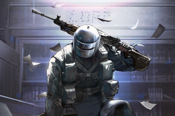 明日方舟彩虹六号联动干员战车看上去不太聪明的样子