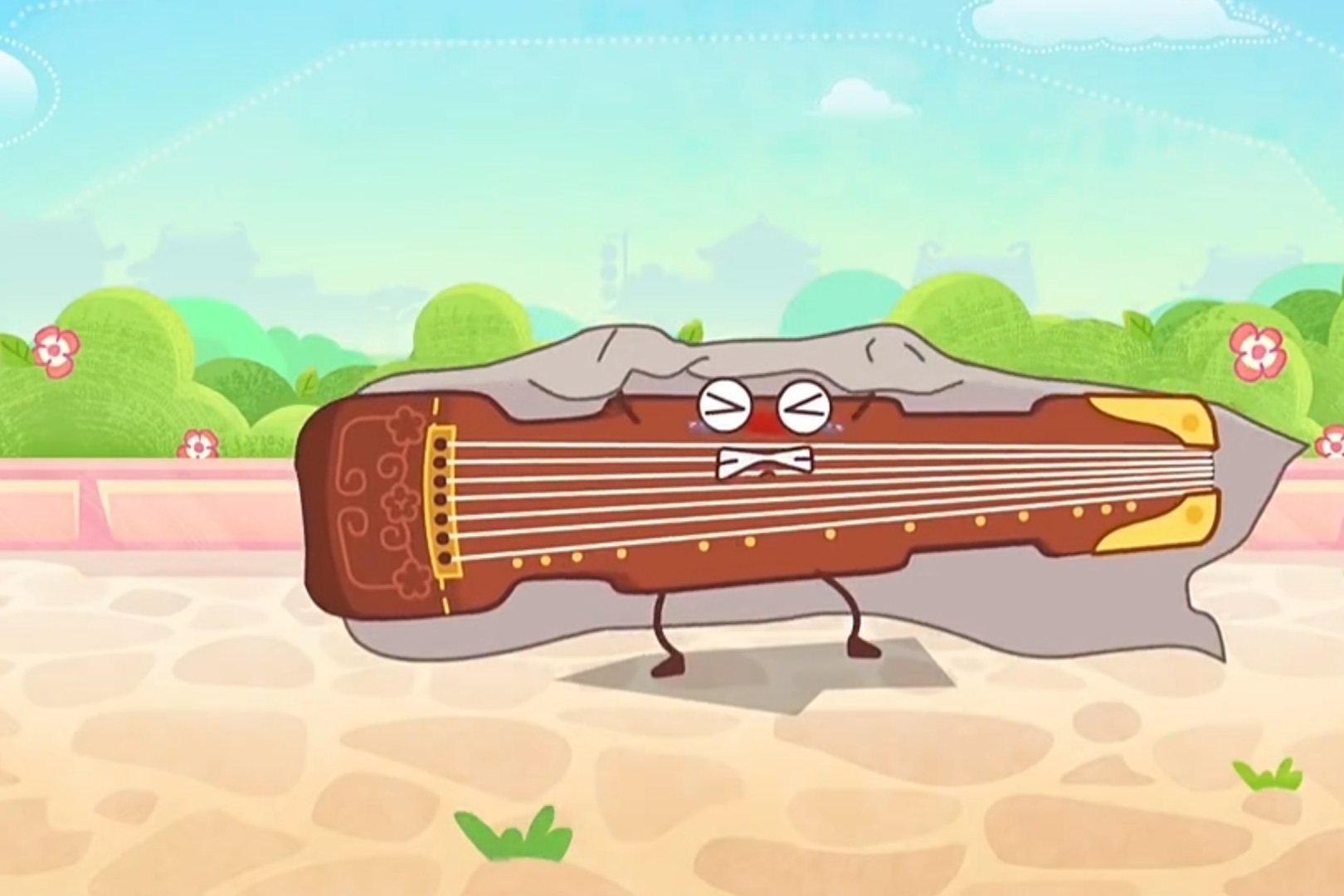 喜羊羊与灰太狼之智趣羊学堂之六羊羊来寻宝风雅的古琴