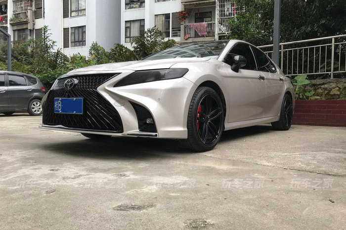 八代2.5g凯美瑞改装ls前脸 玩车自己喜欢就好