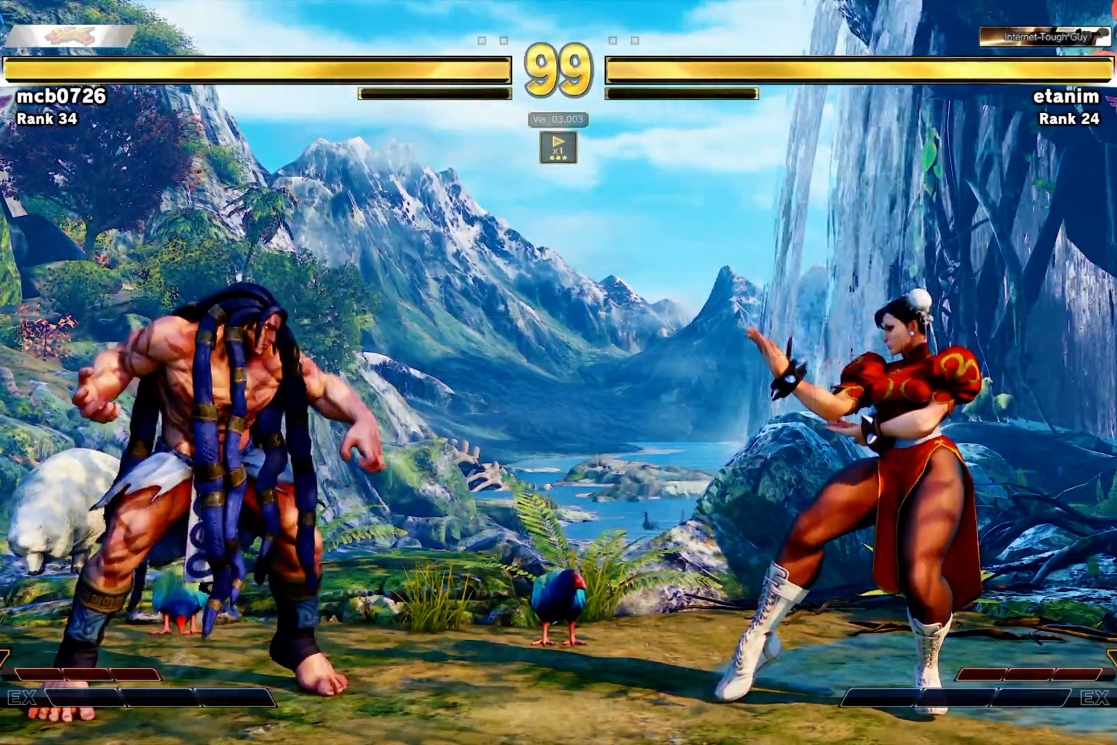 街头霸王5街机版排名赛高级玩家使用春丽的精彩表现系列十二