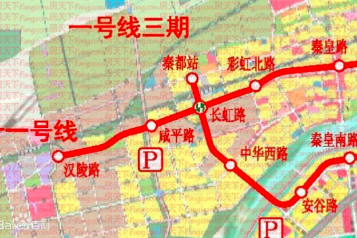 咸阳地铁11号线线路图图片