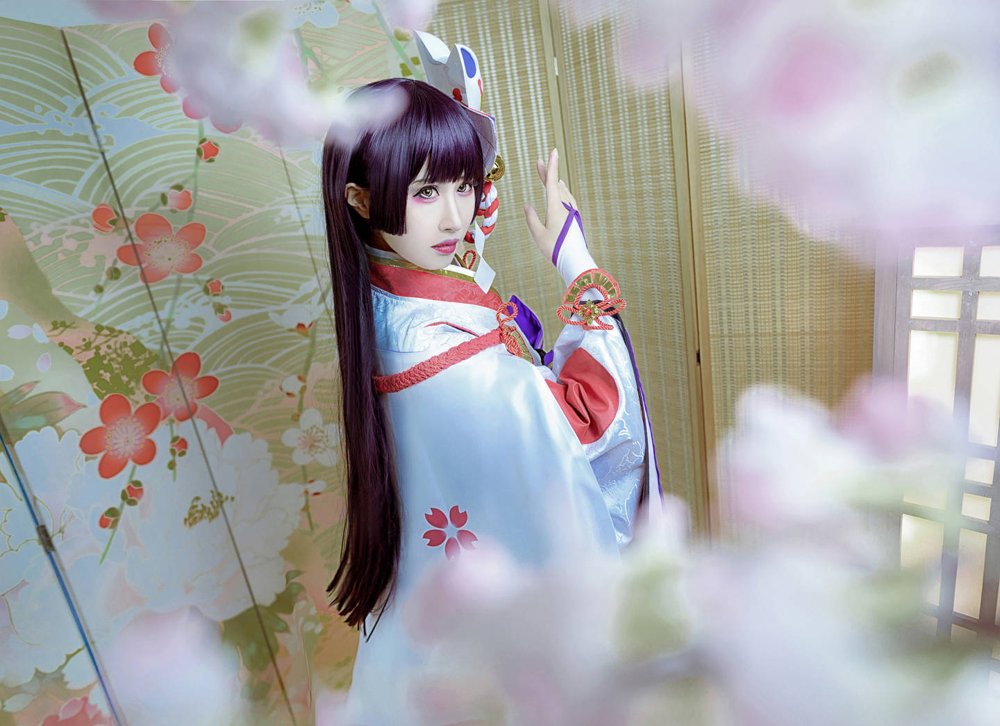 阴阳师手游雪女cosplay 月见之樱-搜狐大视野-搜狐新闻