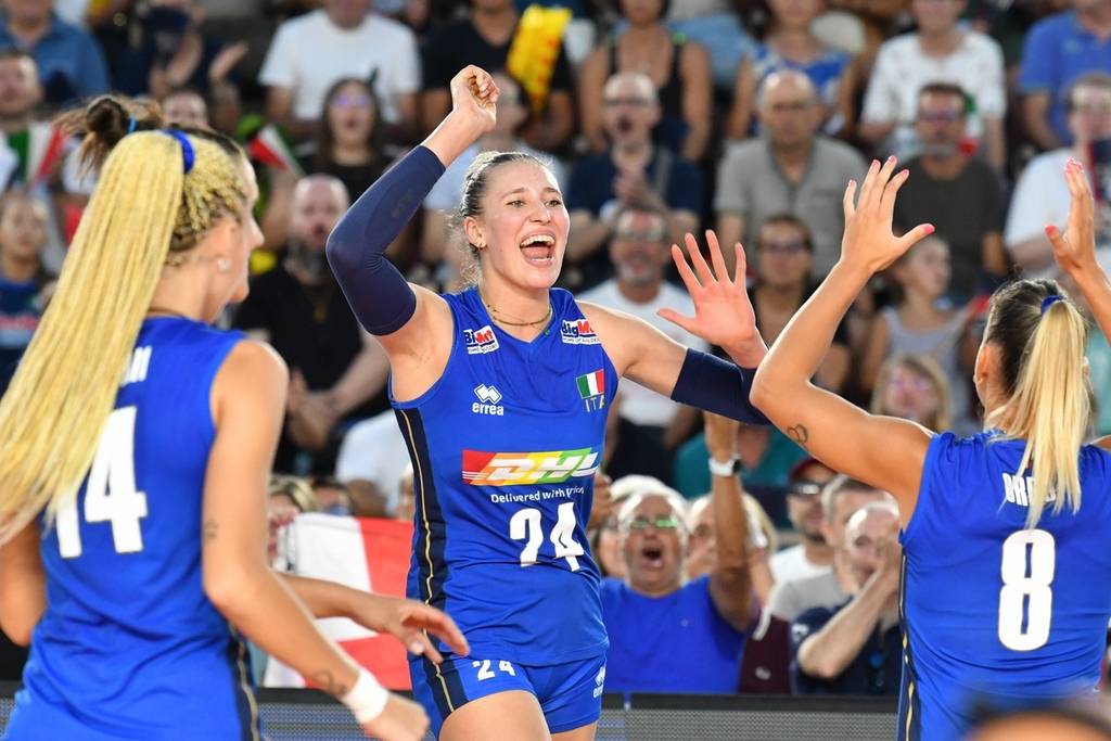 2023女排欧锦赛小组赛首轮意大利30罗马尼亚