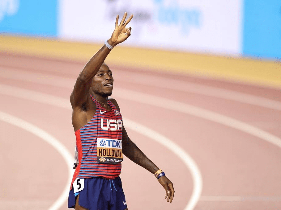 田径世锦赛格兰特霍洛威实现110米跨栏三连冠