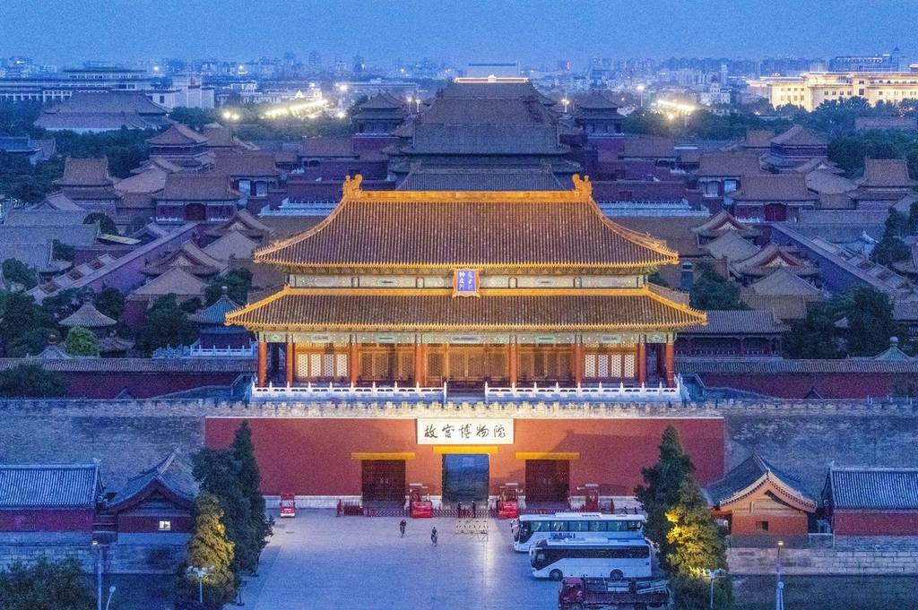 航拍北京故宫博物院 蔚为壮观-搜狐大视野-搜狐新闻