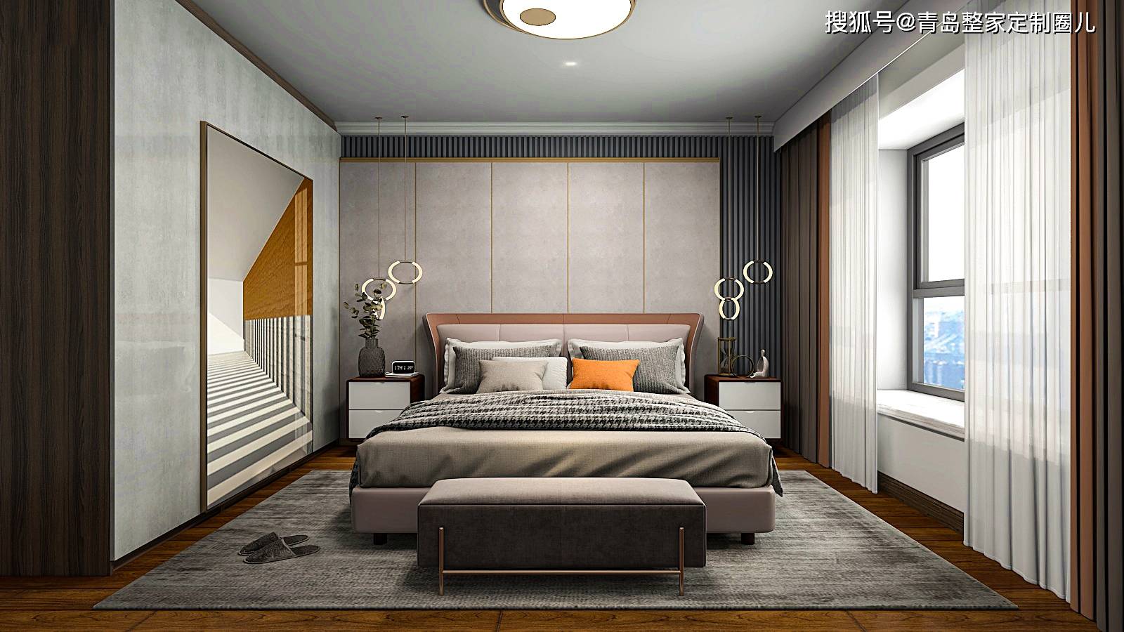 欧派全屋定制青岛城阳门店设计摩登新贵系列案例-搜狐大视野-搜狐新闻