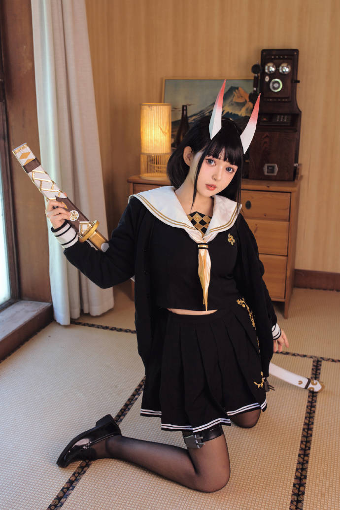 黑丝猫猫碧蓝航线能代cosplay