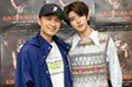 古巨基看蔡徐坤演唱会 虞书欣与男神合影