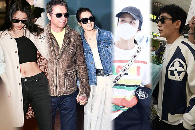 戛纳电影节群星机场美图：巩俐汤唯朱一龙现身