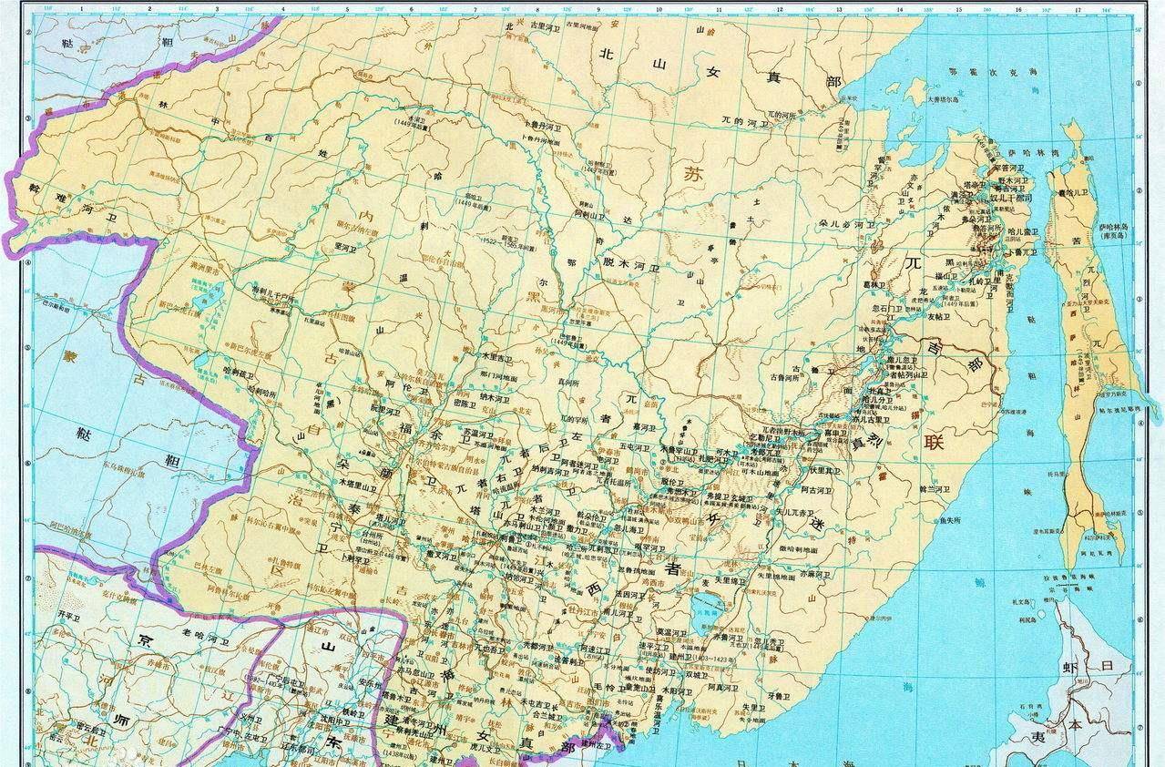 明代辽东地图图片