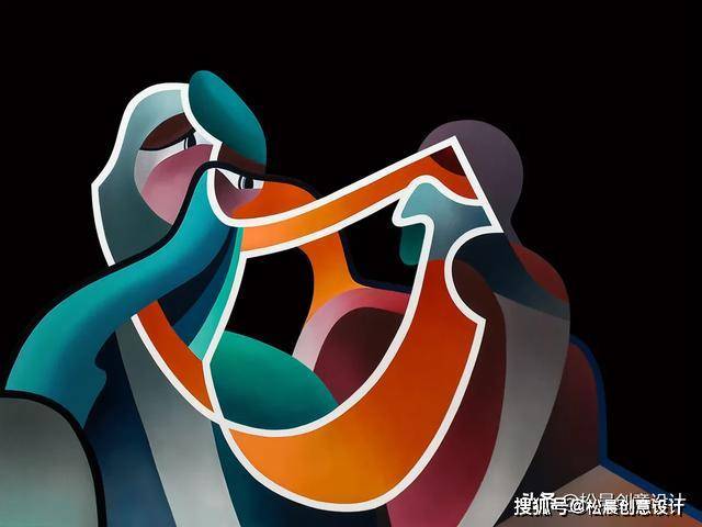 vertigo一系列具象画像 插画作品