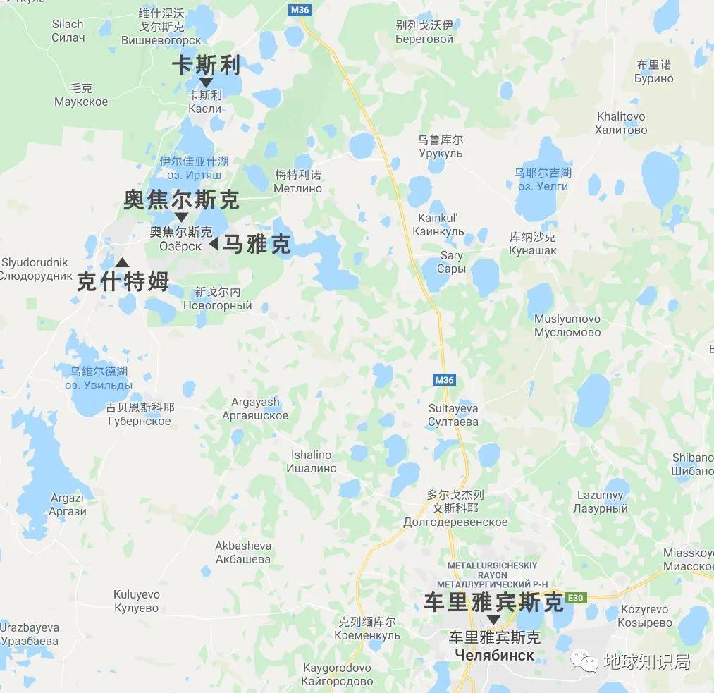 车里雅宾斯克州地图图片