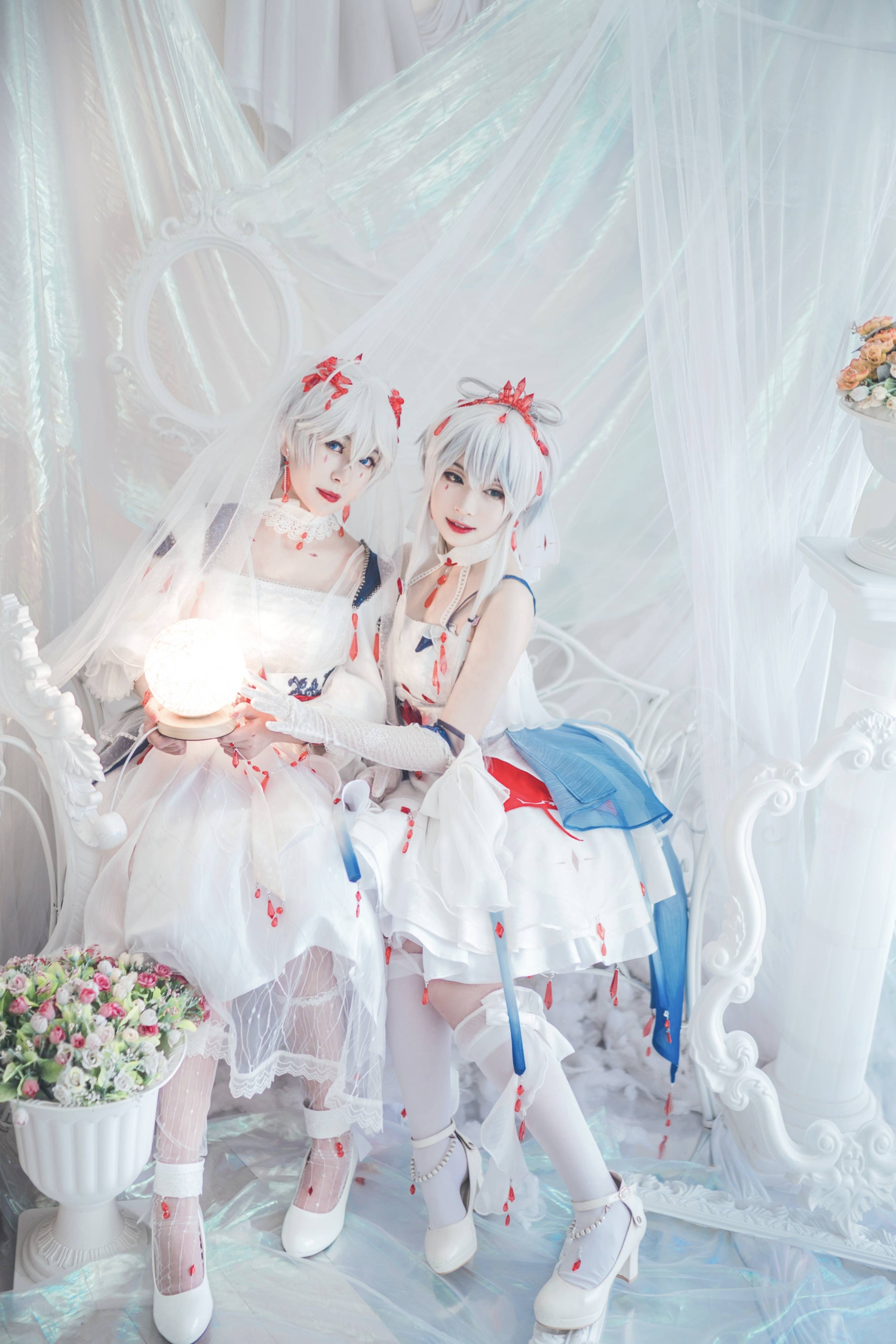 cos南北组言和洛天依红雨冠