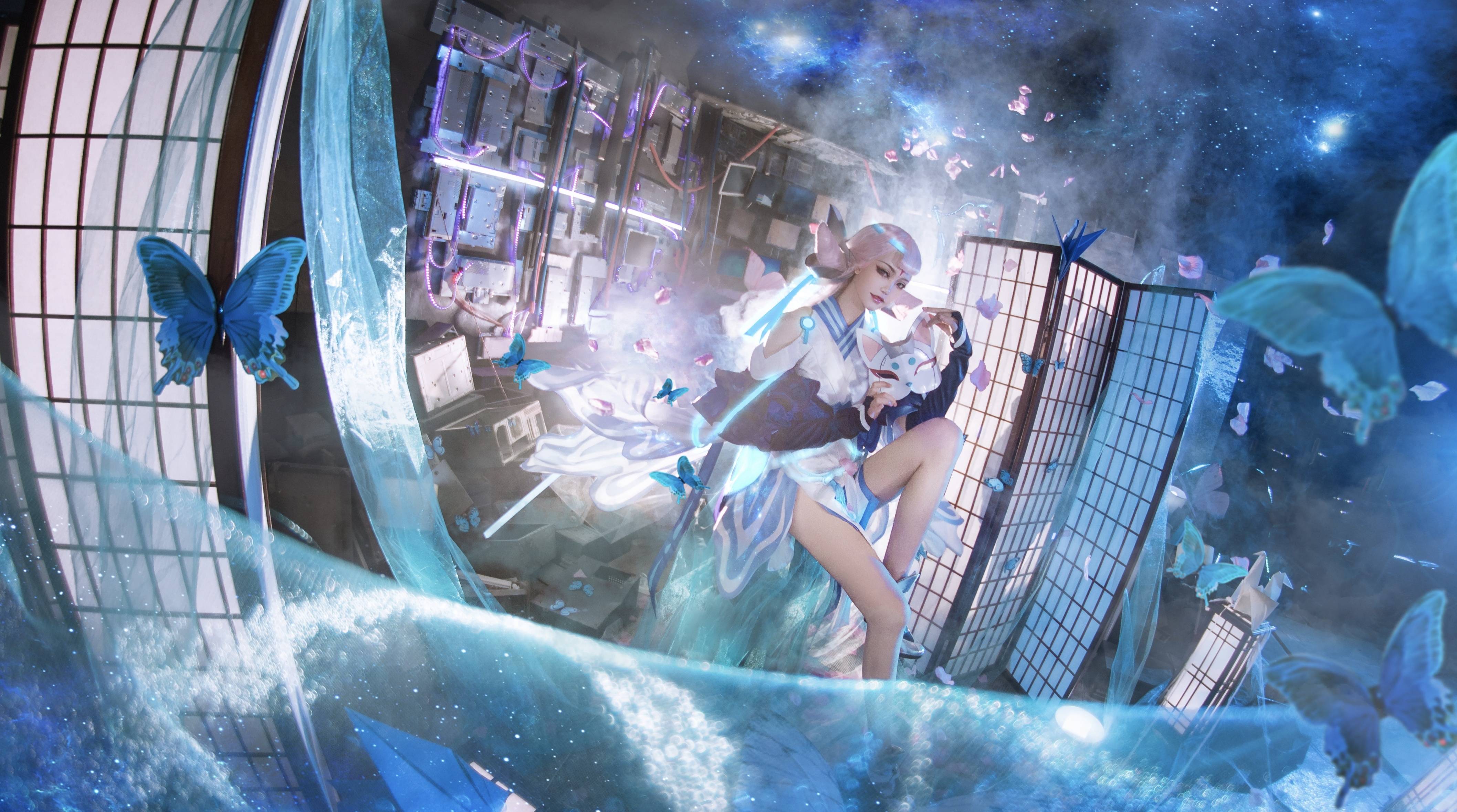 cos:貂蝉小姐姐的幻舞猫影.