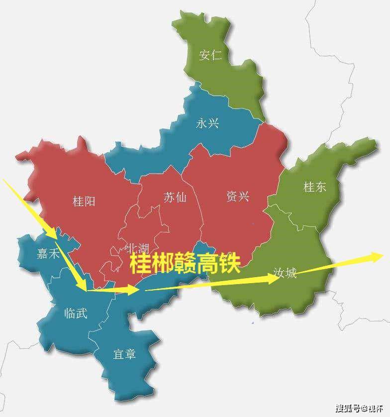 湖南郴州:1条高铁一撑11年,资兴,桂阳等9县市怎破局?