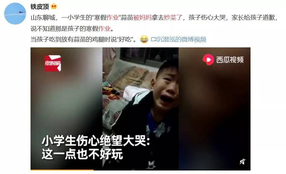 原创小学生因作业被奶奶做了而崩溃大哭:孩子做个作业容易么