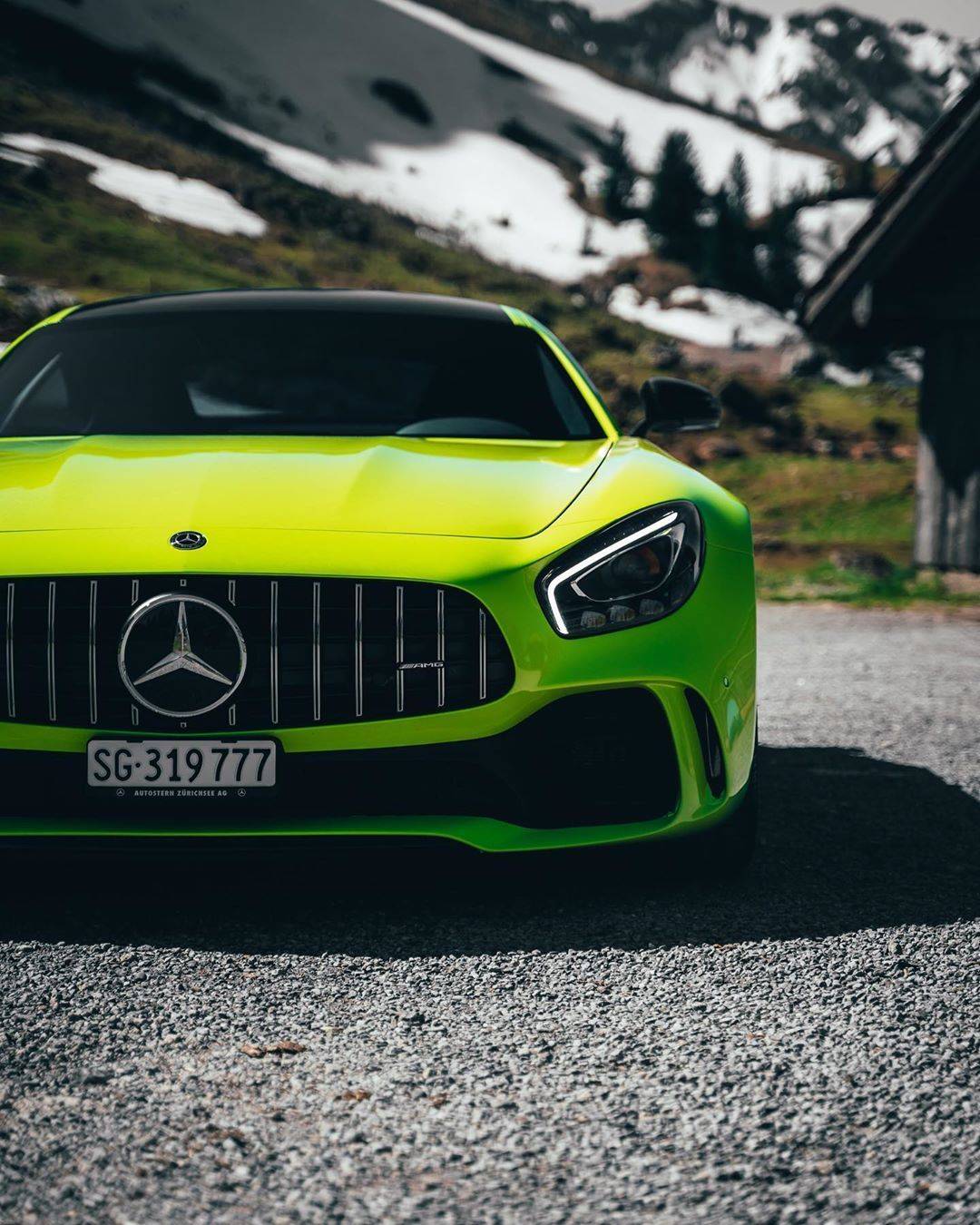奔驰AMG GT-R绿魔，这颜色真TM像极了爱情！-搜狐大视野-搜狐新闻