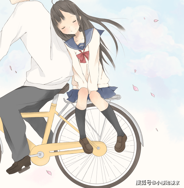 动漫中男主骑车载女生时,女生总喜欢侧坐在后座,此举有何意义?