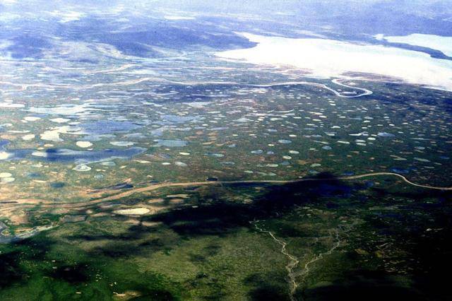 犹如星光灿烂夜空的星宿海.