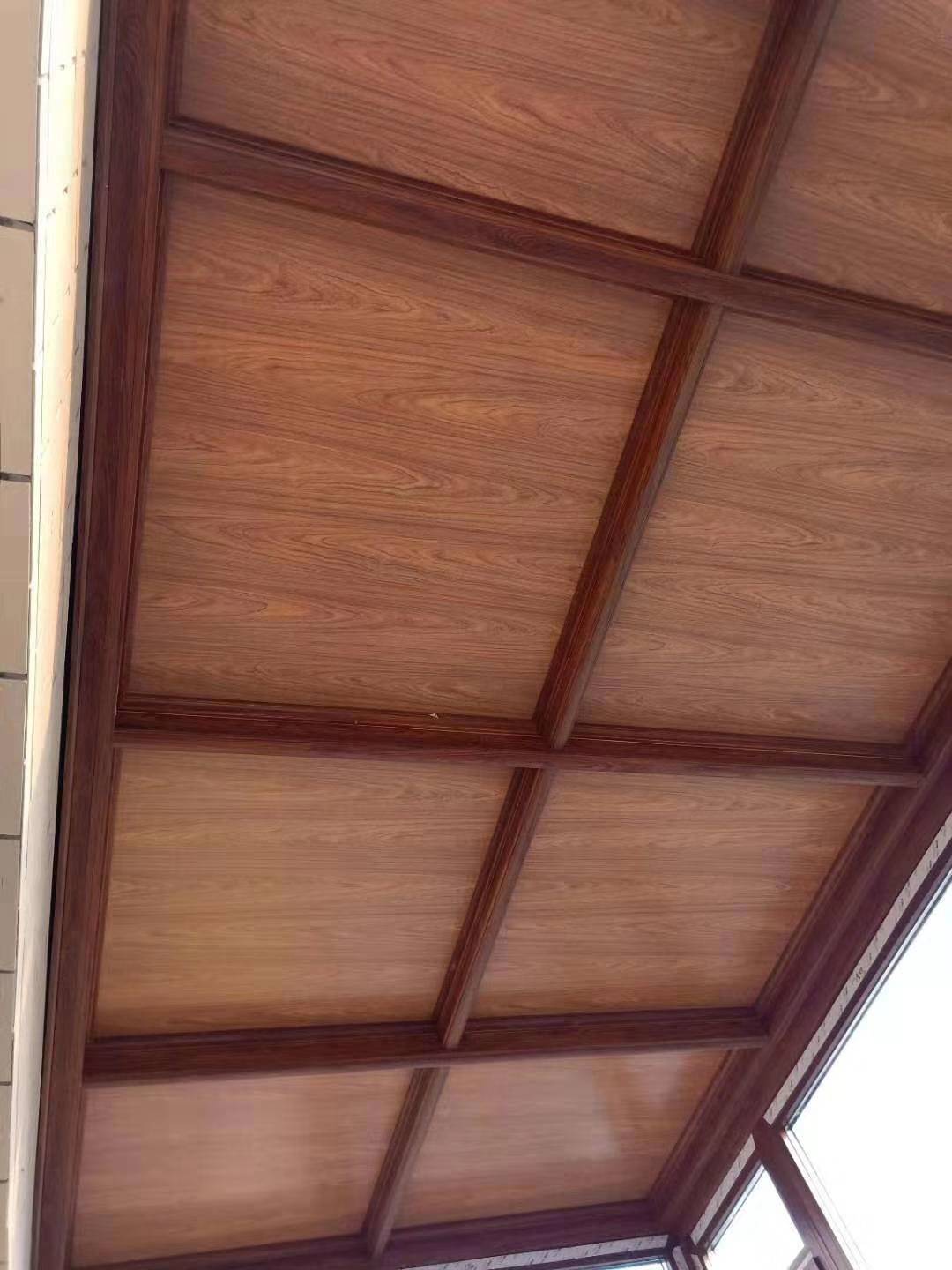 洛阳搭建永固建筑阳光房隔热屋顶保温板铝吊顶德高瓦顶阳光房很受