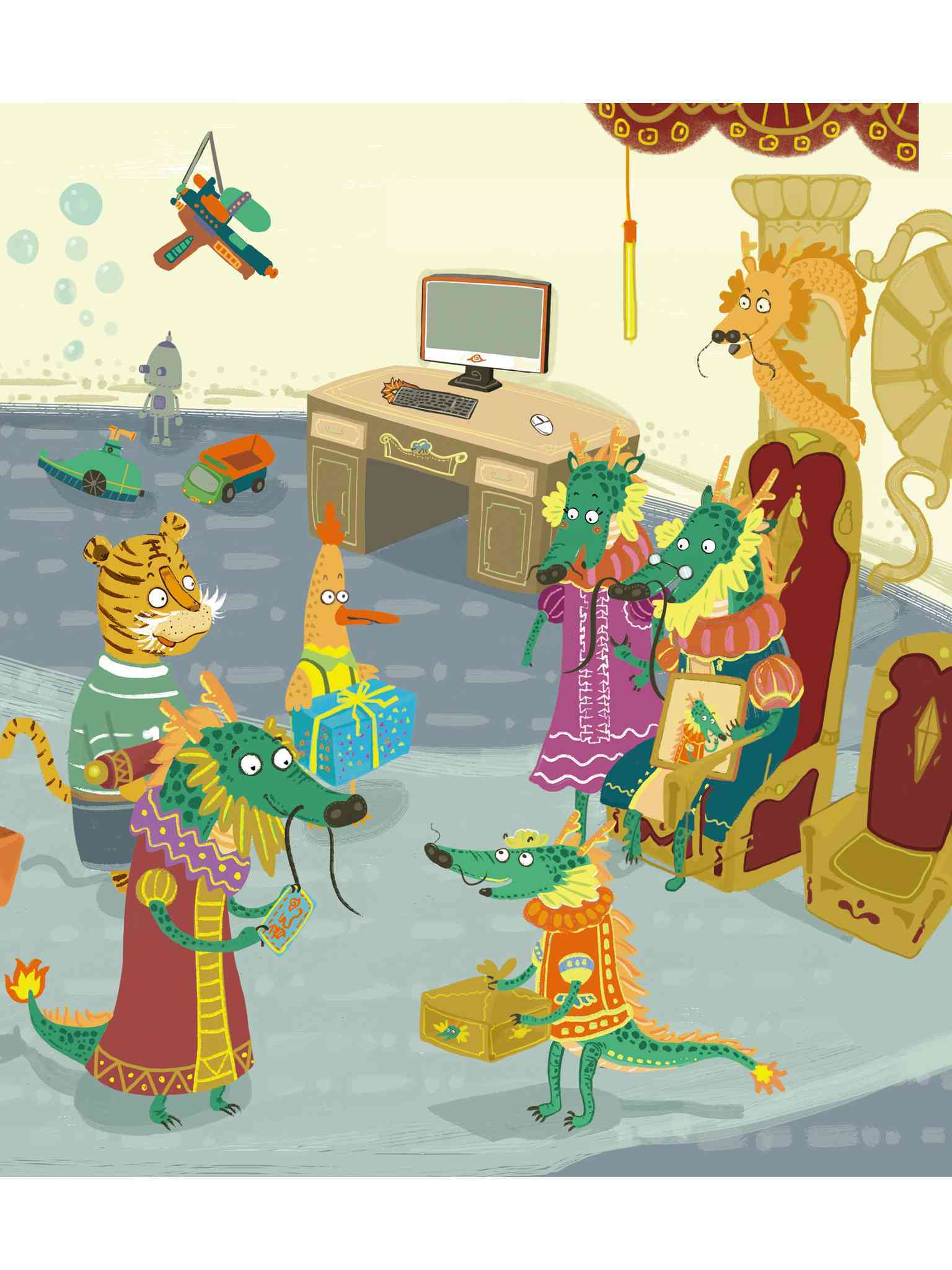 儿童绘本故事推荐《戴眼镜的龙爸爸》