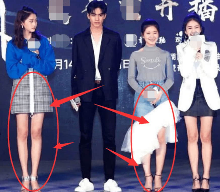 赵露思真有79斤?看到她与关晓彤同框照后,镜头下来双腿成为亮点!