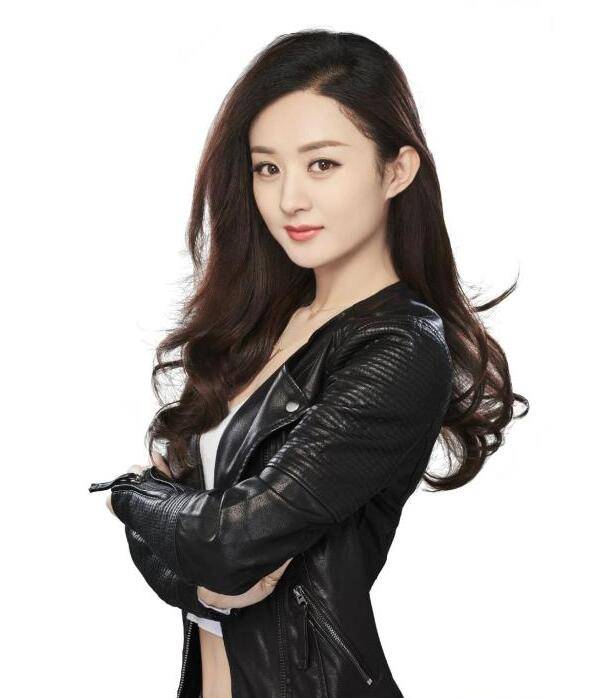 赵丽颖黑长直发搭配碎花短裙大气又甜美令人惊叹