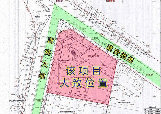 兰州安宁区将新建一个加气站平面图已公示