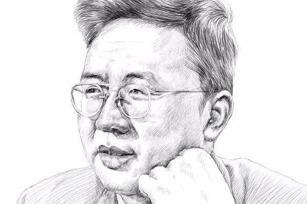 中国数学名人简笔画图片