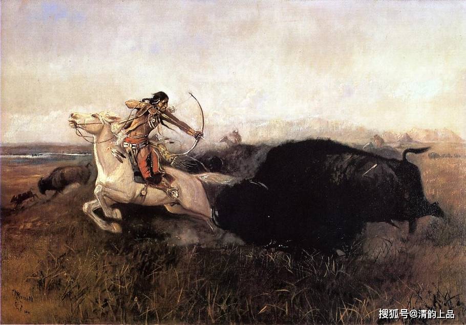 美国画家,查尔斯·马里昂·罗素,绘画作品欣赏