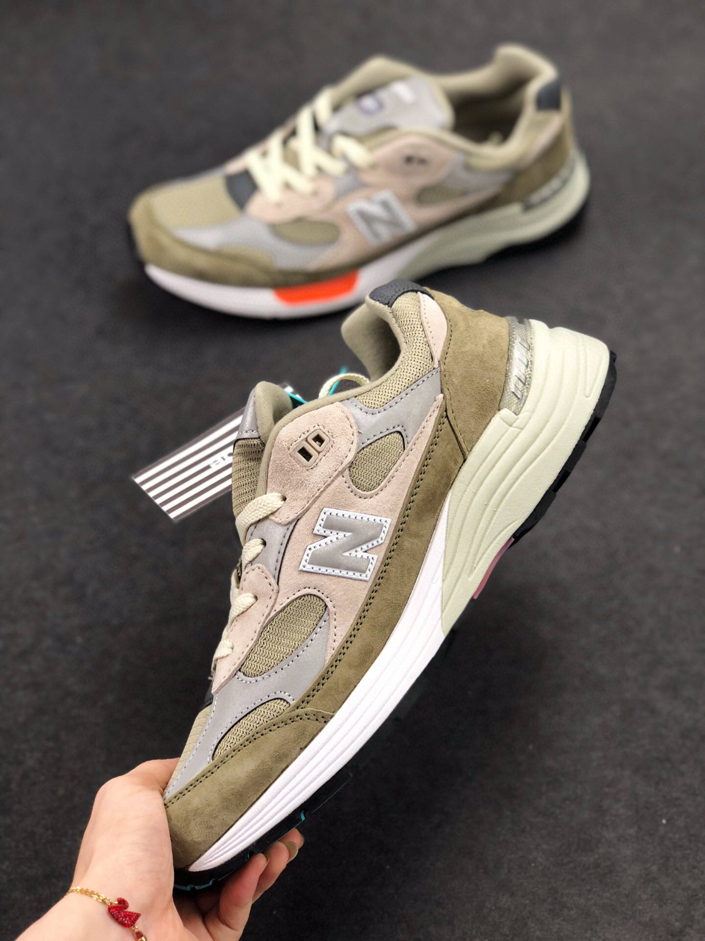 西山彻联名wtaps x 新百伦new balance made in usa m992wt 美产运动