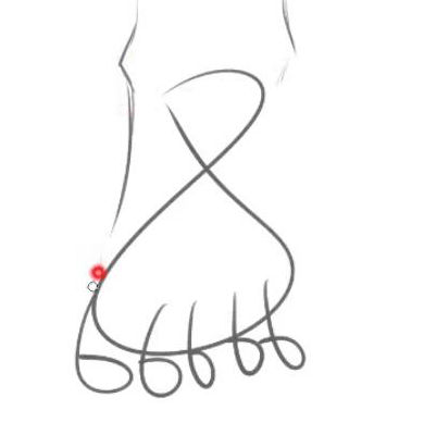 足控腿控看这里简单的图文教学教你画性感的足