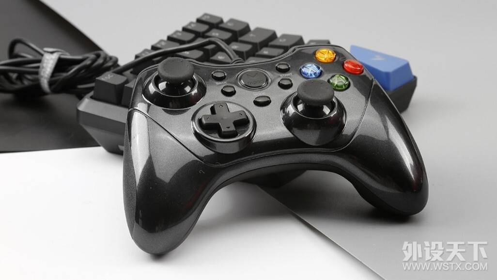 雷柏v600有线振动手柄2020版图赏