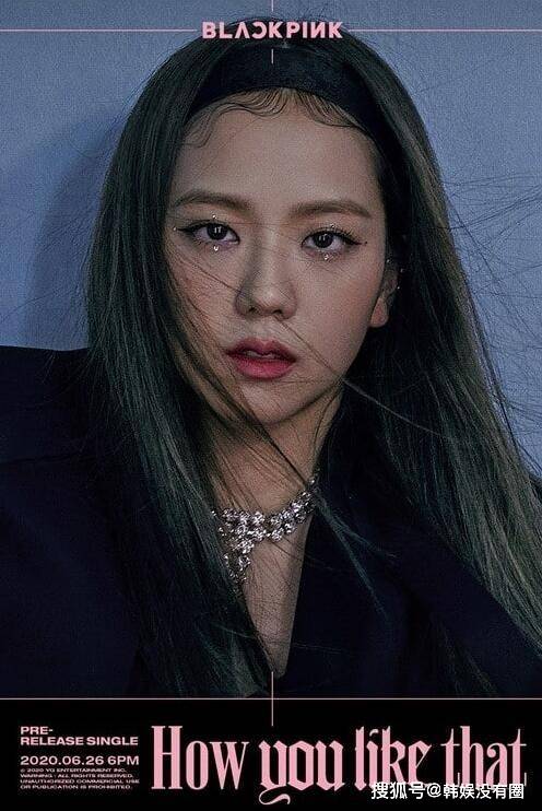 原创blackpink 回归预告第 3 波:lisa 的烟熏妆,唇环太帅了