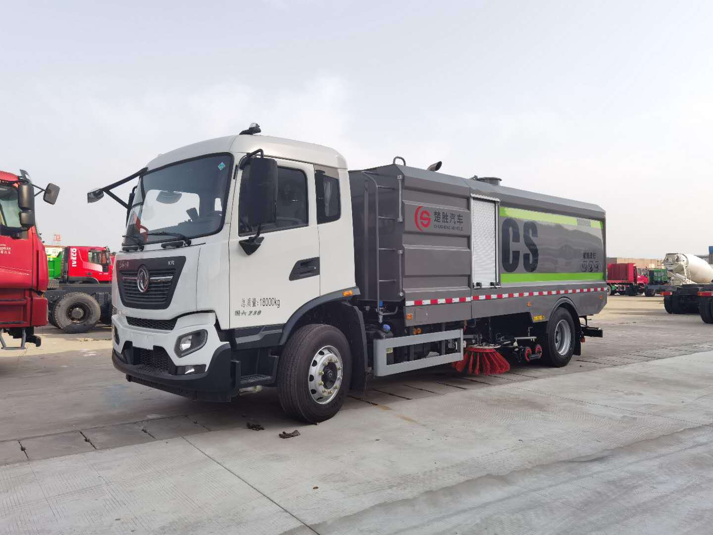 湖北楚胜国六东风天锦洗扫车全新上市