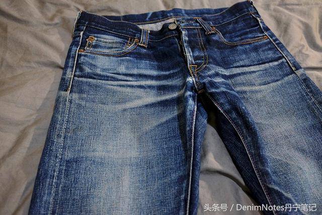 denim jeans · 褲型:slim tapered · 面料:100% 純棉,日本赤耳牛仔