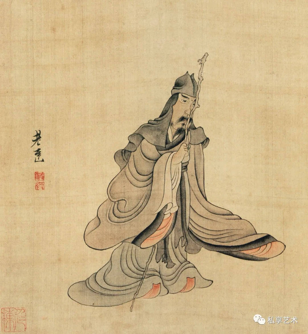 陈洪绶尤以人物画称名于世,开一代人物画新风,对重振元明以来日益衰微