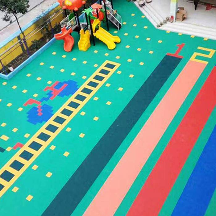 幼儿园悬浮地板,幼教户外场地铺装首选地面材料!