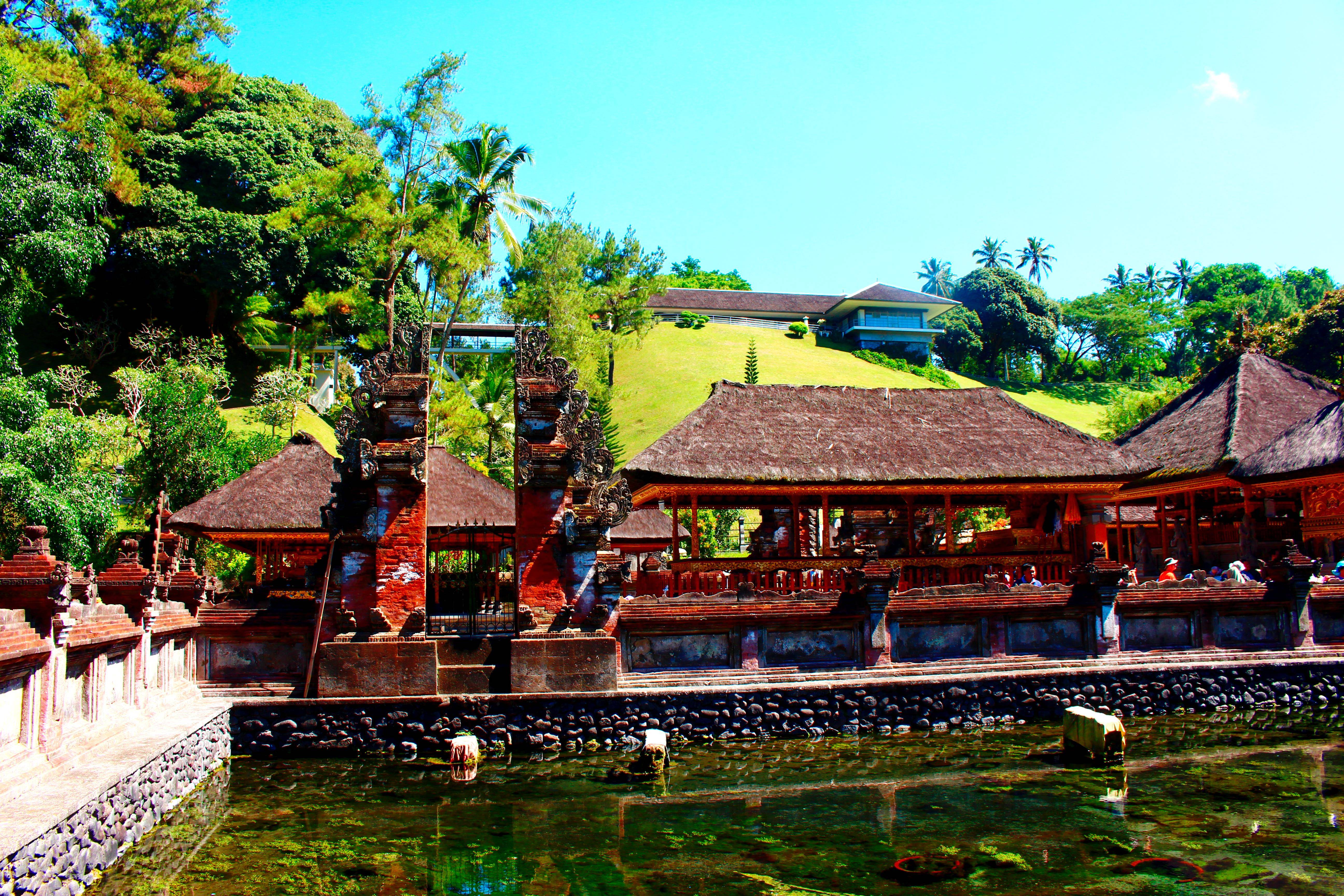 印尼巴厘岛风光 圣泉寺