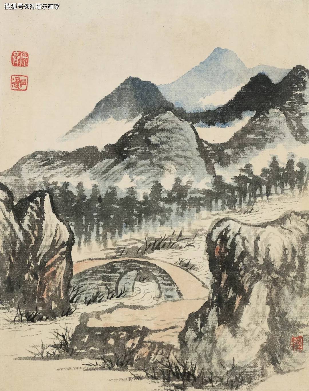 石涛高清山水画小品108幅,一饱眼福!