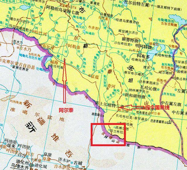 奇台县北塔山地图图片