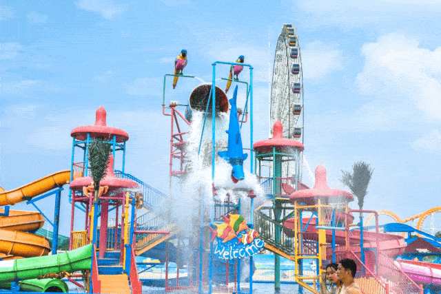 来泰州秋雪湖玩新鲜货,这个夏天有的嗨了!