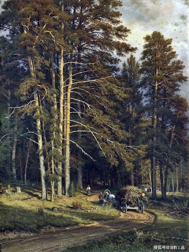 俄罗斯油画大师,伊凡·伊凡诺维奇·希施金风景作品