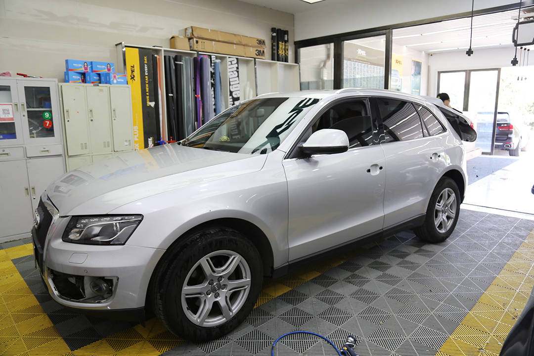 细节之美 亮过原厂漆 | 奥迪q5济南欧瑟全车贴膜改色pet底纸零橘皮纹