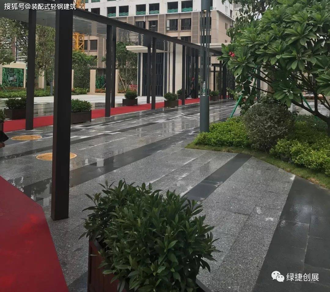 全楼栋风雨连廊设计,画龙点睛