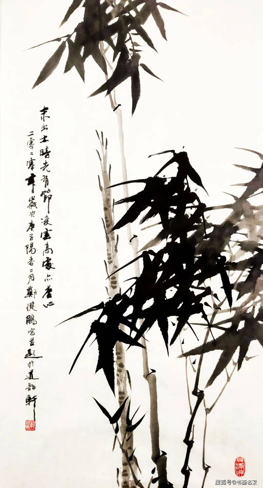 原创[艺术中国 ◆ 竹韵墨语]—— 郑健鹏墨竹作品欣赏