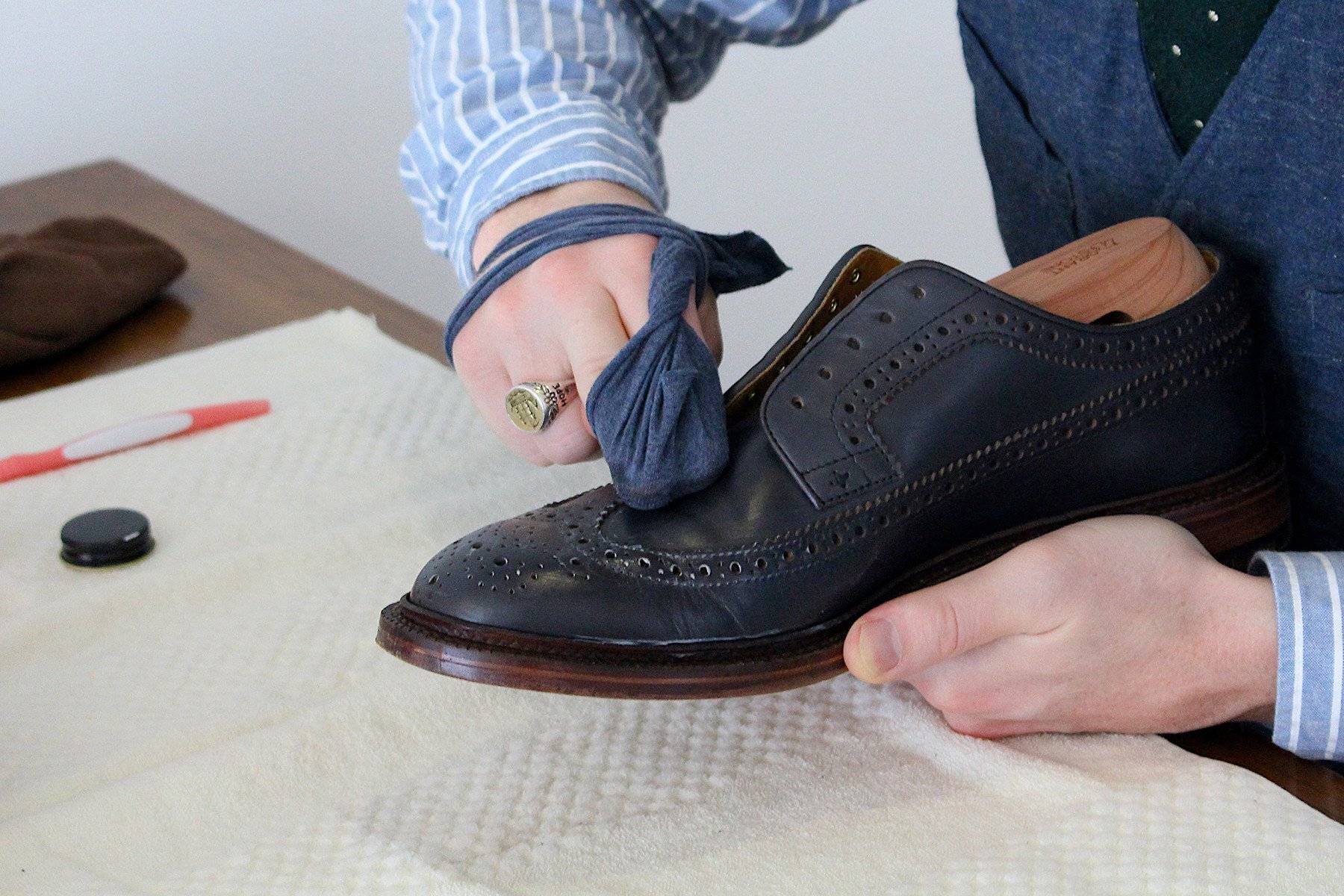 alden马臀皮正装鞋保养护理