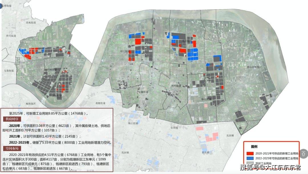 其中河庄街道2宗,前进街道1宗,临江街道3宗,总体量400余亩,出让时间均