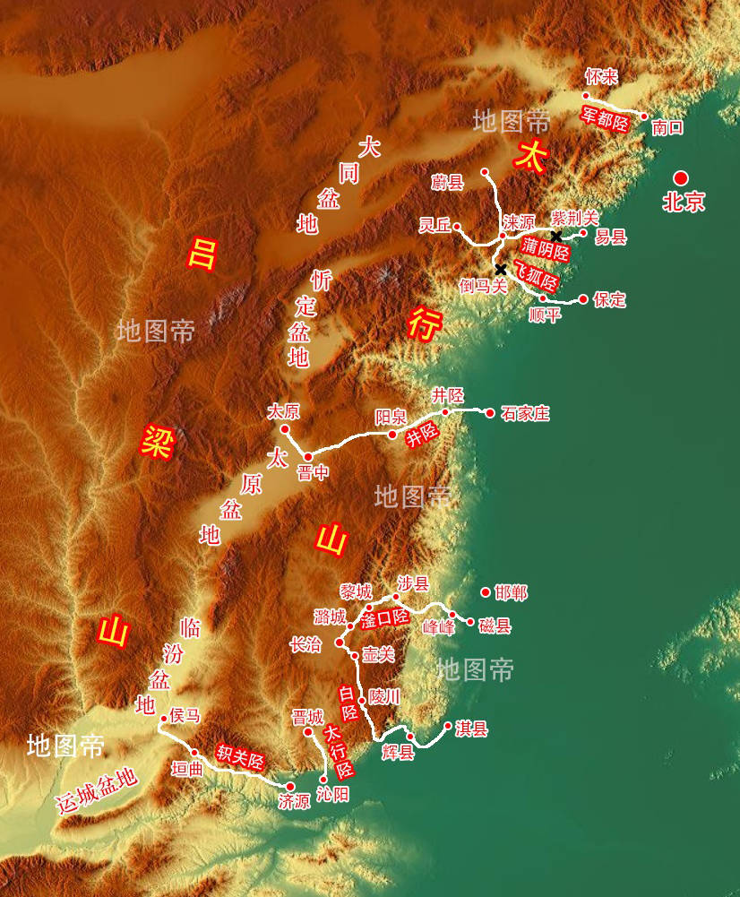 原创太行八陉之蒲阴陉在哪里土木堡之变瓦剌从这里破关而入